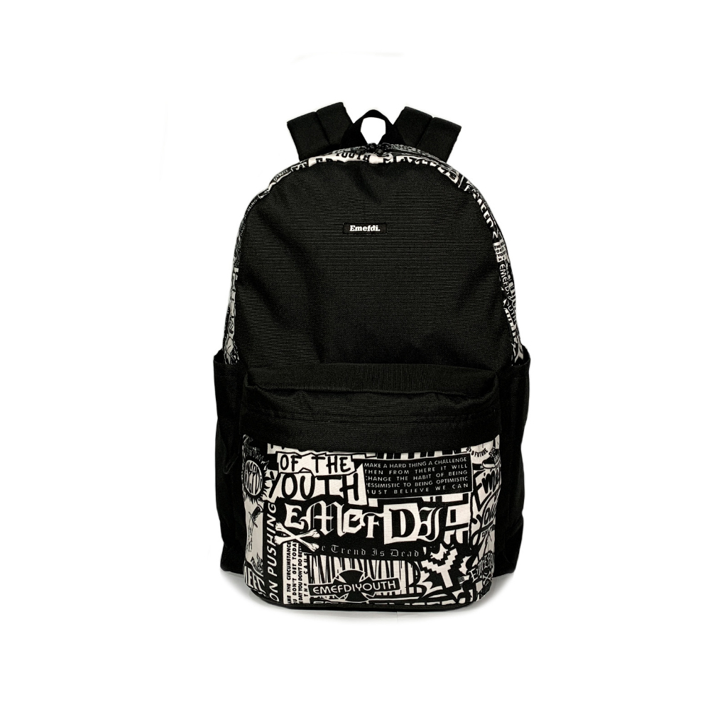 EMEFDI (GOODNESS BLACK) - BAGPACK / BACKPACK / TAS PUNGGUNG / TAS LAPTOP / TAS RANSEL - ORIGINAL