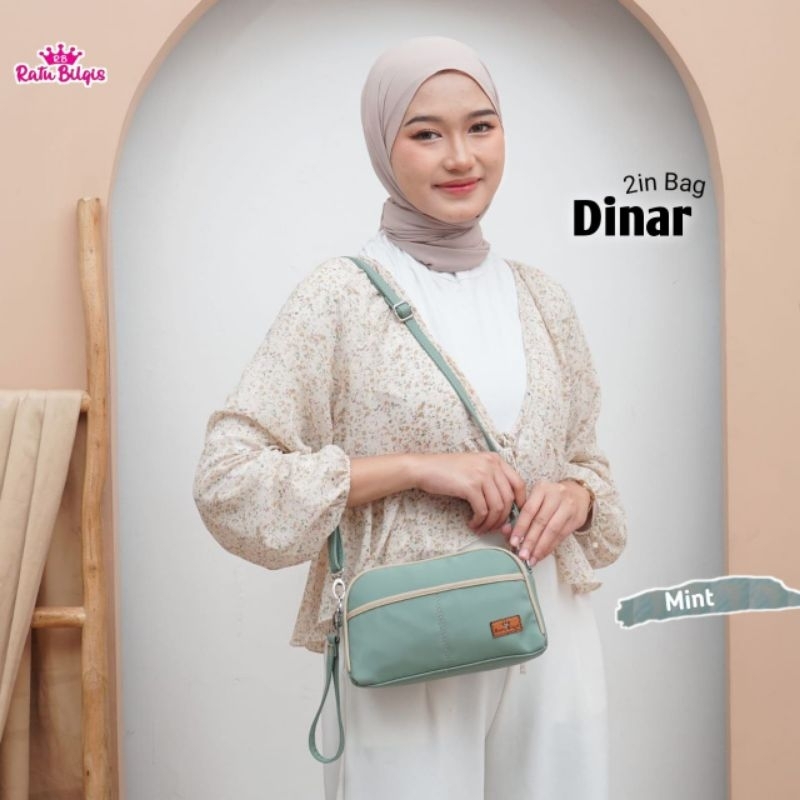 COD✅ DINAR BAG BY RATU BILQIS / TAS RATU BILQIS / TAS SELEMPANG / TAS CANTIK MURAH ANTI AIR