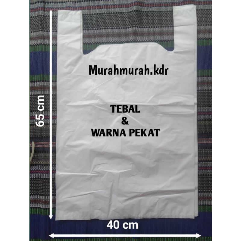 Sampul Layangan / Kantong Kresek Jumbo Putih cap anggrek Tebal 03