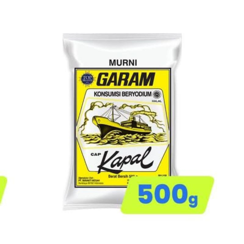 

Garam Konsumsi Beryodium Cap Kapal 250/500gr