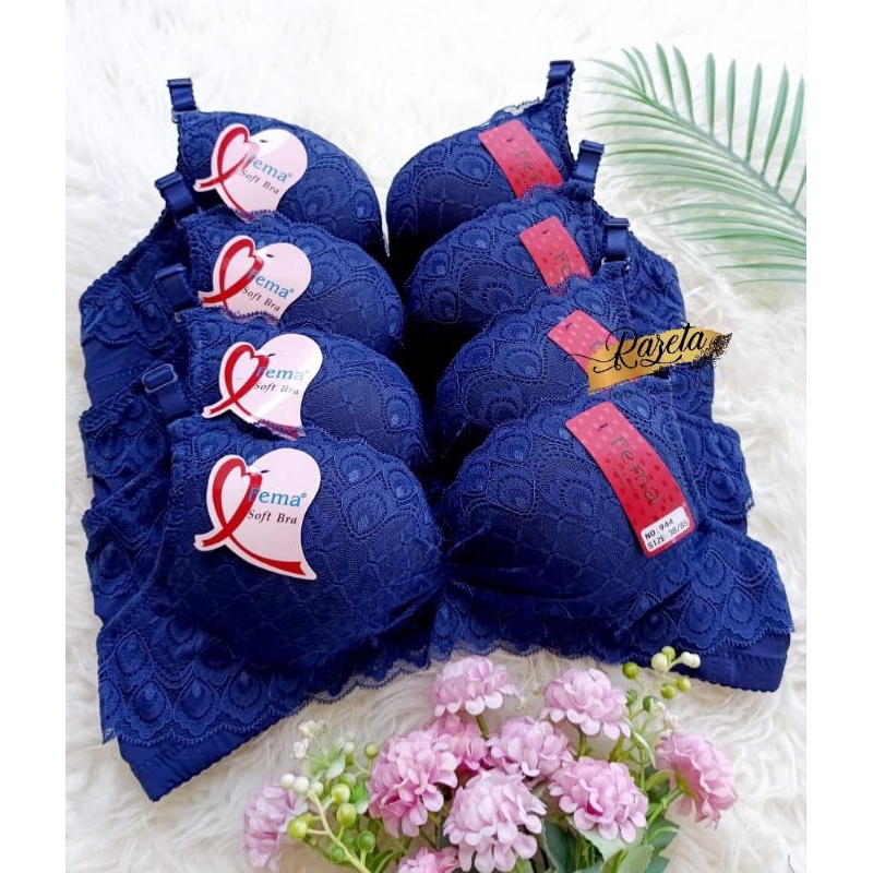 BRA BH FASHION WANITA TANPA KAWAT CUP A-B BUSA TEBAL STANDART SIZE 32-38