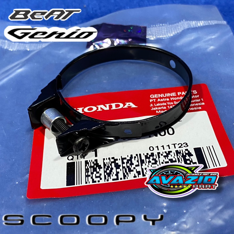 KLEM KARET FILTER UDARA BEAT LED GENIO SCOOPY K2F ORIGINAL
