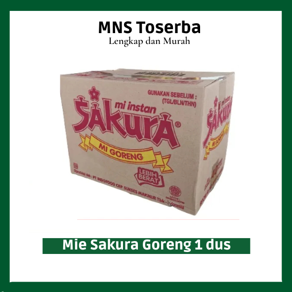 

Mie sakura goreng 1 dus isi 40