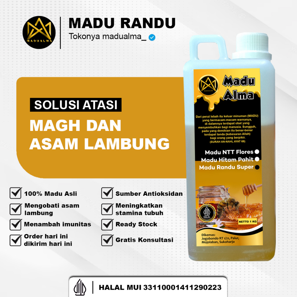 

Terlarisss - Madu Randu Super - Madu Asli - Madu Murni