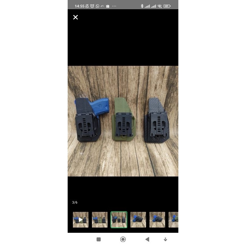 kydex holster Beretta nano holster luar