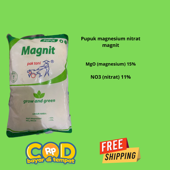 Pupuk magnit magnesium nitrate cap pak tani kemasan pabrik 1kg