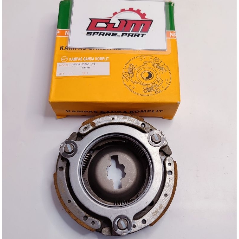 kampas ganda otomatis kopling ganda assy komplit smash titan smash new original npp