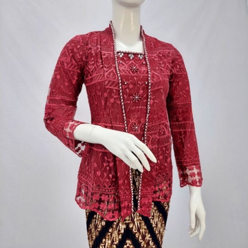 Kebaya Modern Model Kutu Baru Payet Terbaru