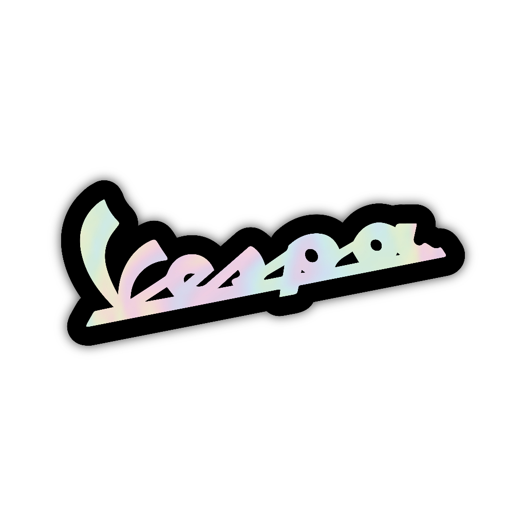 

sticker vespa, stiker hologram satuan- Z025