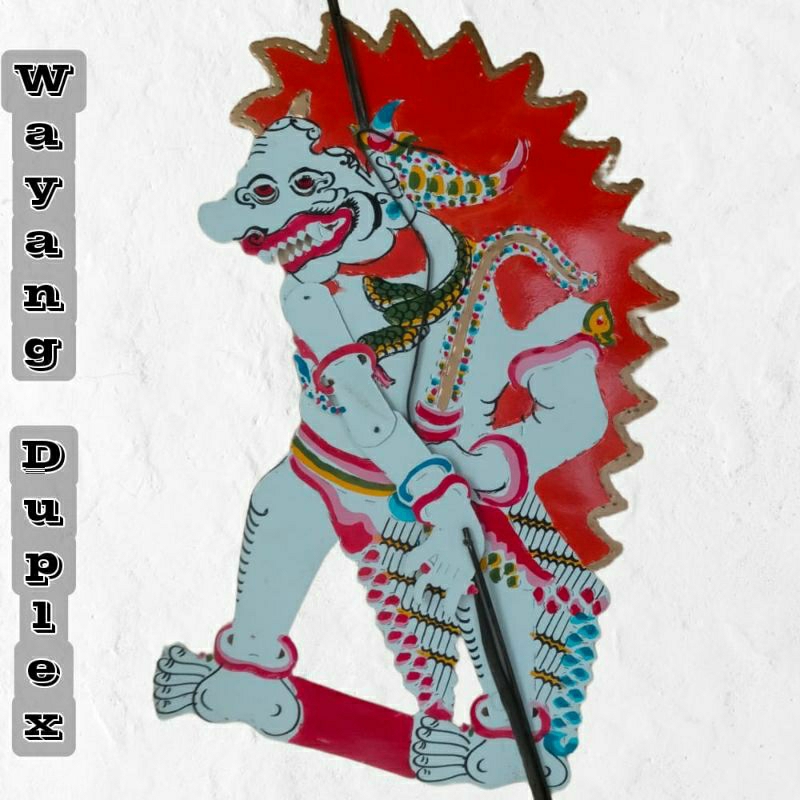 wayang kulit kertas duplex buto amral 73cm