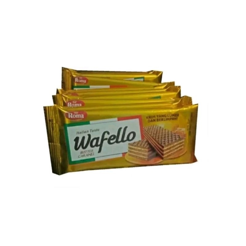 

Wafello Wafer Caramel 1 Renteng 10pcs