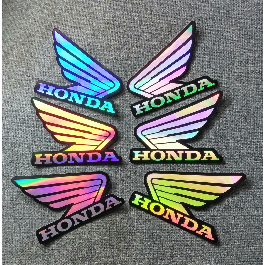 STICKER LOGO HONDA HOLOGRAM