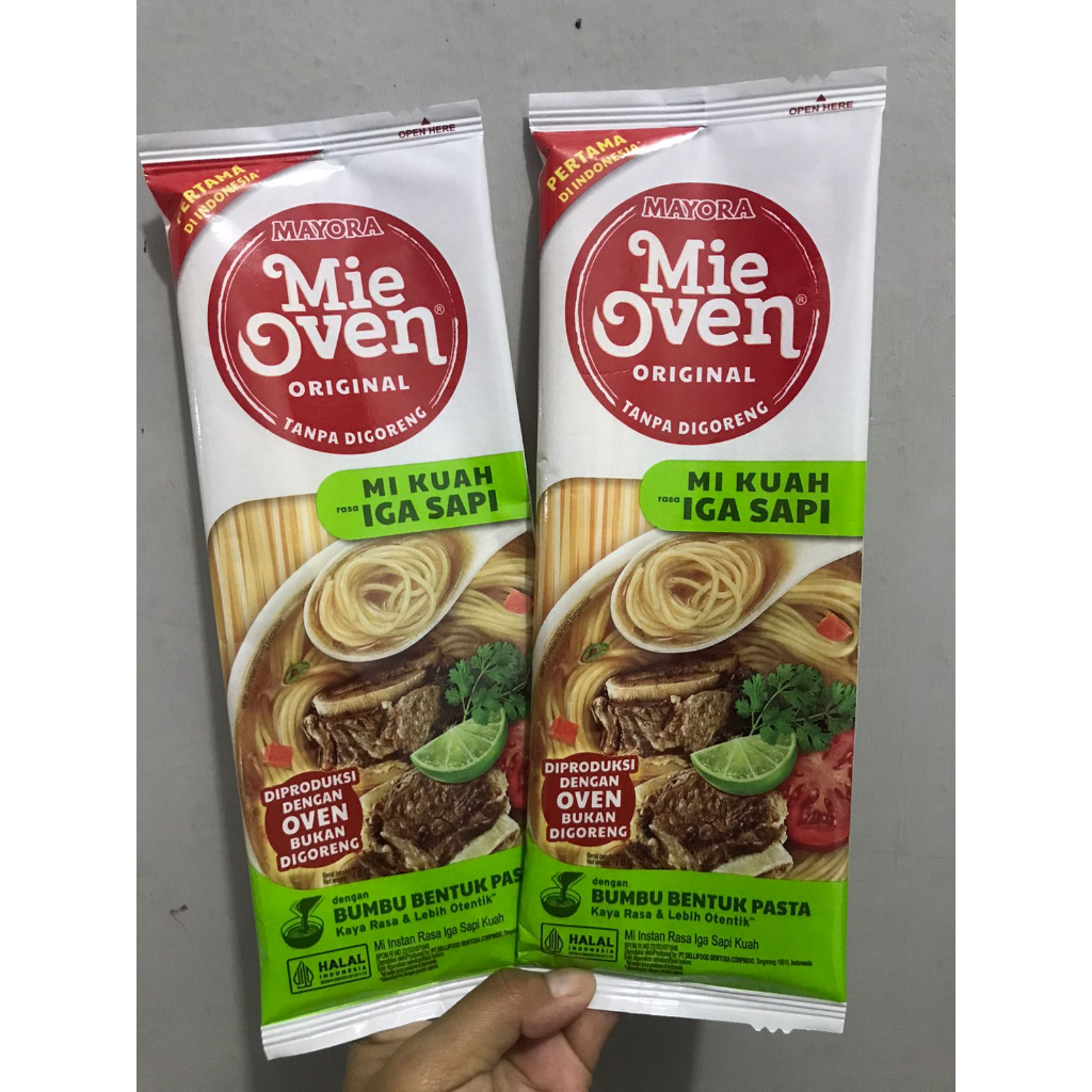 

PROMO SEPTEMBER CERIA - MIE OVEN MIE INSTAN KUAH IGA SAPI 78G -syaqilamart-