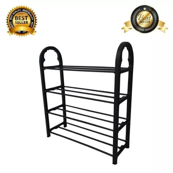 Rak Susun Sepatu Portable/ Rak Sepatu 4 susun / rak sepatu plastik