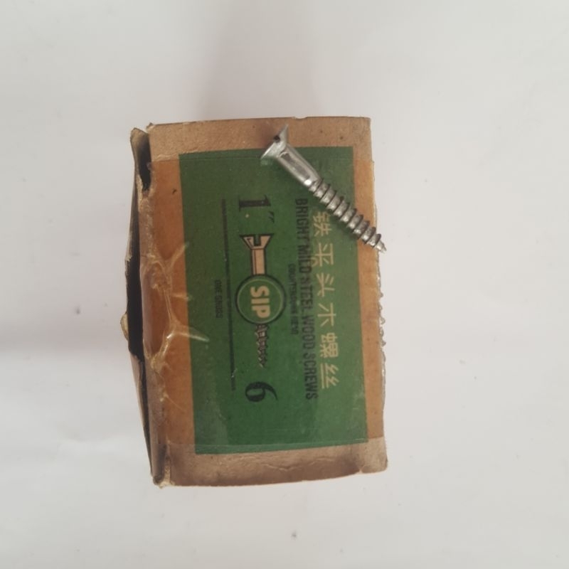 Sekrup Kayu Sip 1 x 6 Kepala -