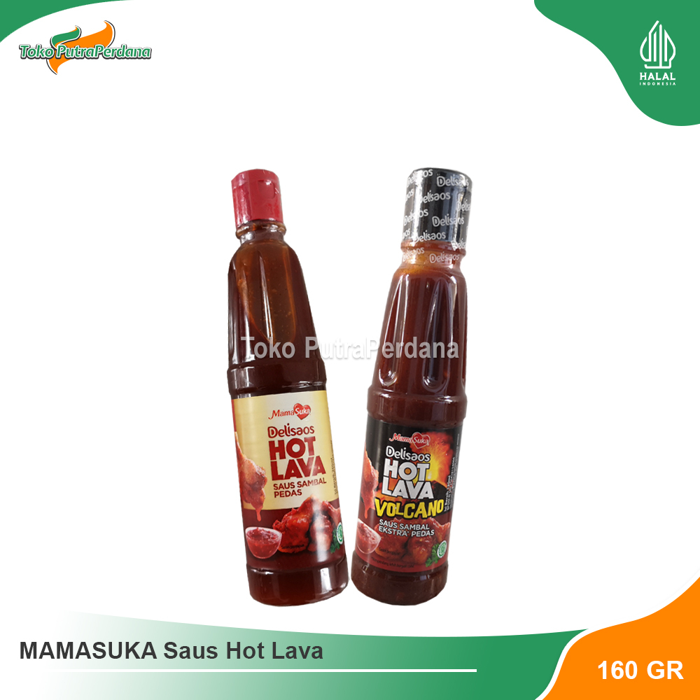 

MAMASUKA Saos/Saus Hot Lava 160gr (Botol)
