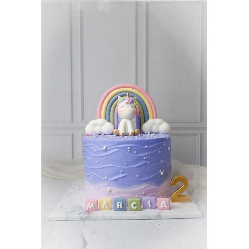 

kue ulang tahun unicorn birthday cake unicorn one month cake