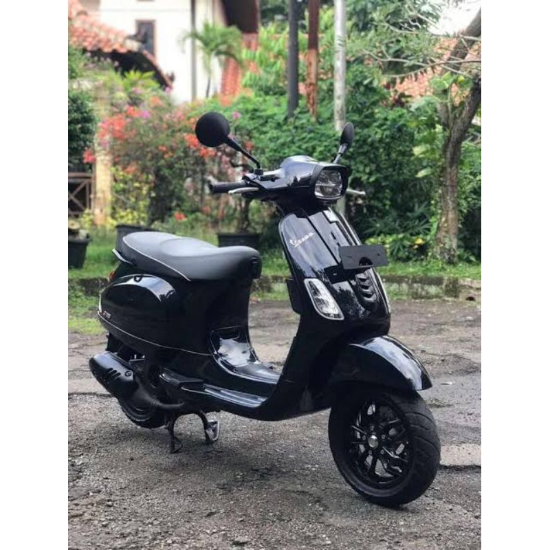 Cat Duco Vespa Black Vulcano Cat Vespa Black Metallic Biru Cat Black Met Pu 1