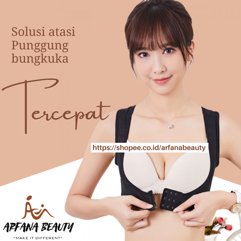 Korset Penyangga Punggung Anti Bungkuk Posture Corrector WANITA Sabuk Punggung Leher Alat Kesehatan