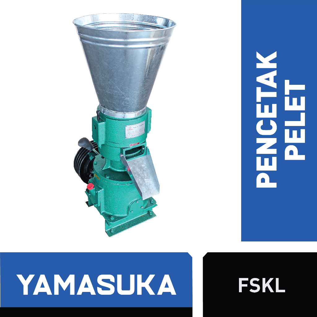 YAMASUKA Mesin Pencetak Pelet / Pakan Hewan FKSL 120, FSKL 150, FSKL 250