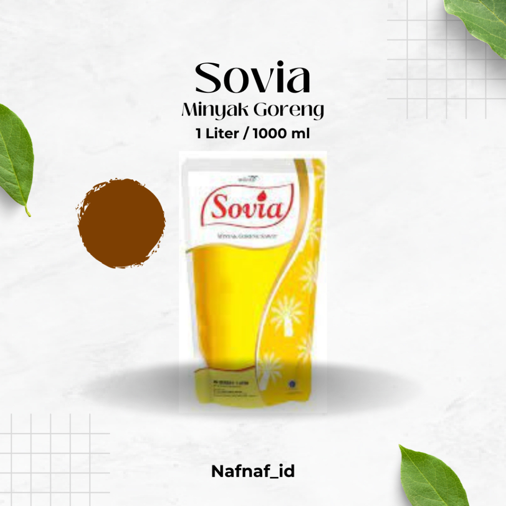 

Sovia Minyak Goreng 1L / 1000 ml