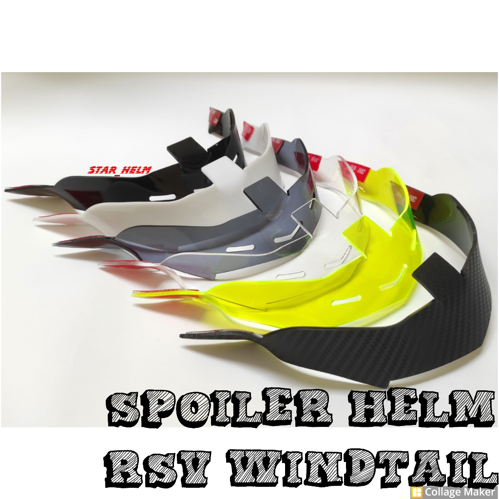 Spoiler Helm RSV WINDTAIL All Series | Spoiler Helm RSV NEW WINDTAIL All Series
