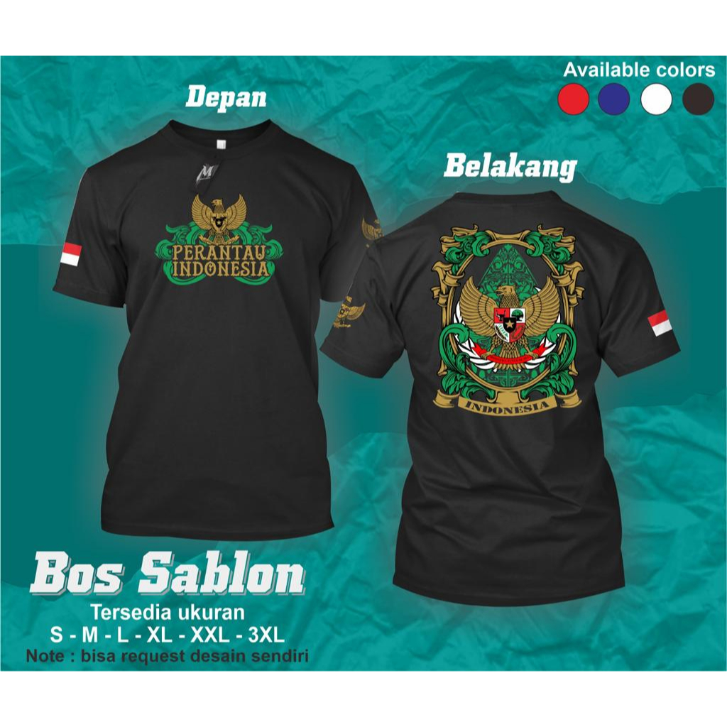 Bossablon - Kaos Perantau Indonesia Kaos Pejuang Rantau Kaos Rantau Terbaru