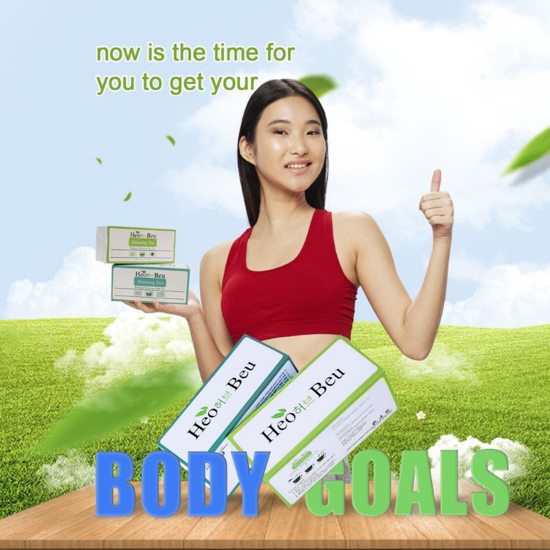 Heobeu Teh pelangsing badan asli original