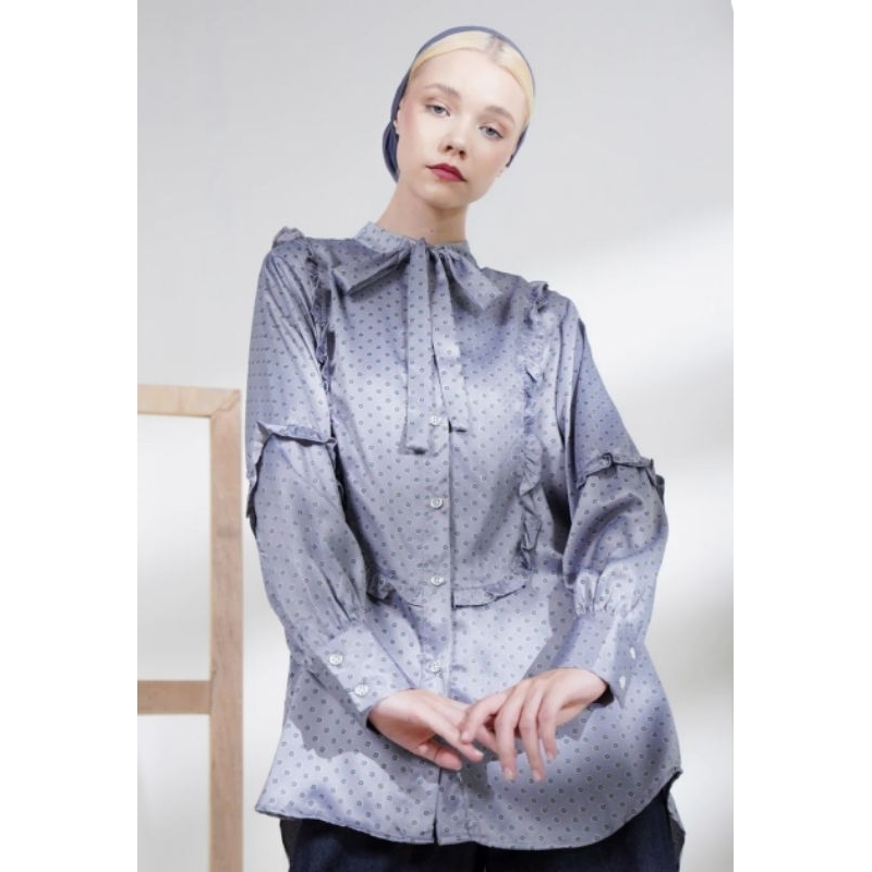 Barla Shirt Dusty Blue Aleza Label