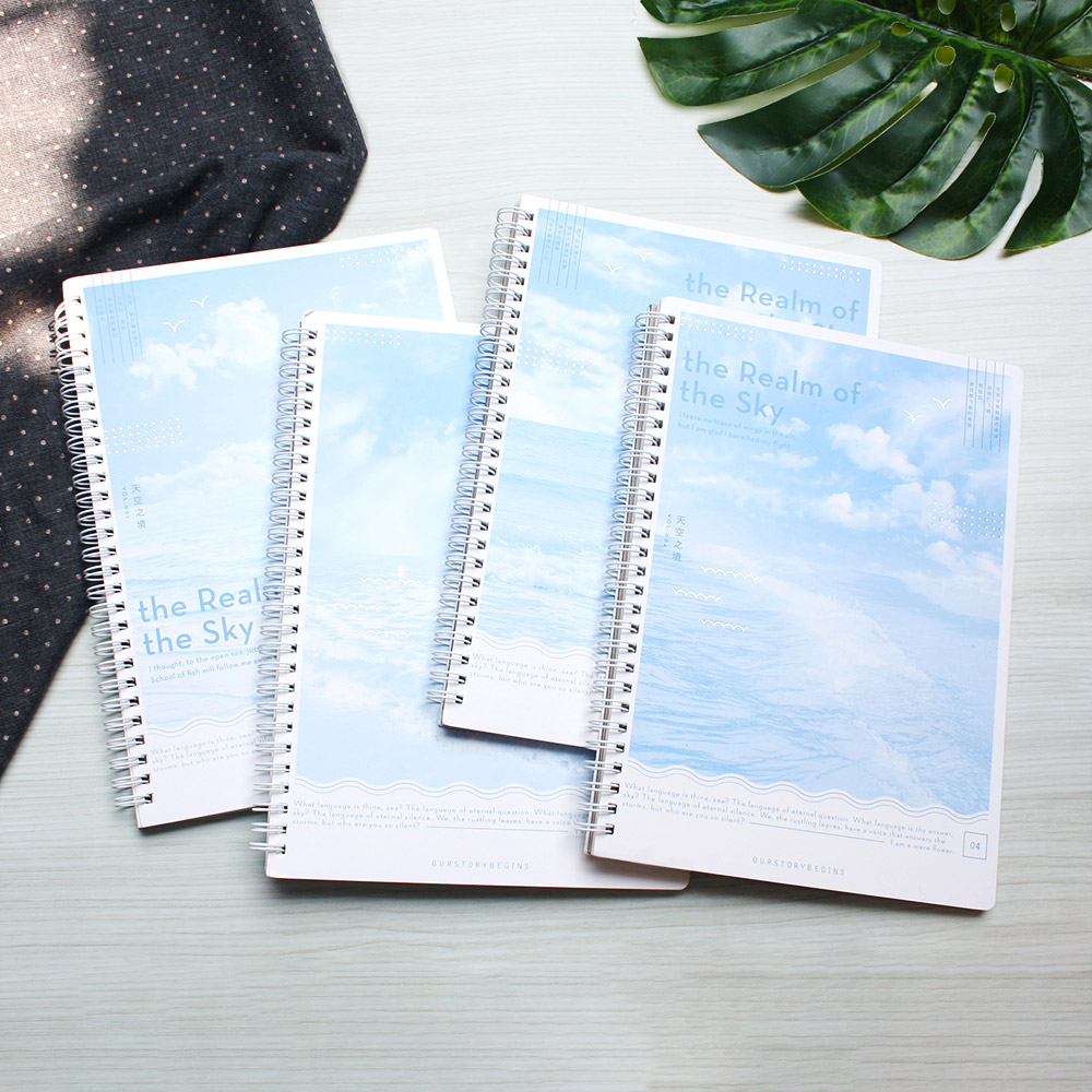 

PINKABULOUS The Realm of The Sky Spiral Ruled Notebook B5 - Buku Tulis B5
