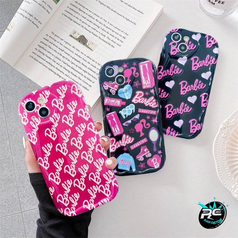 Case Softcase Silikon Casing Melting Clear Shockproof CASETIFY BARBIE For OPPO VIVO SAMSUNG REALME X