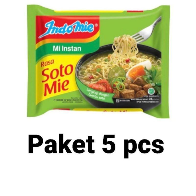 

Indomie soto paket 5 pcs