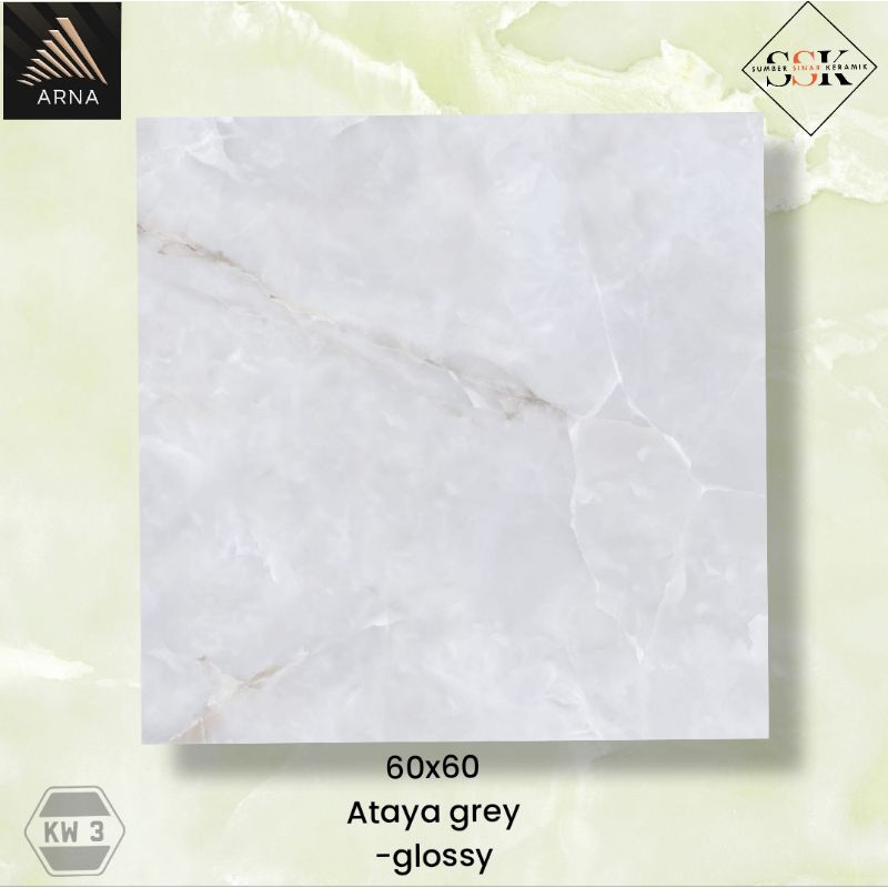 Granit lantai 60x60 ataya grey arna