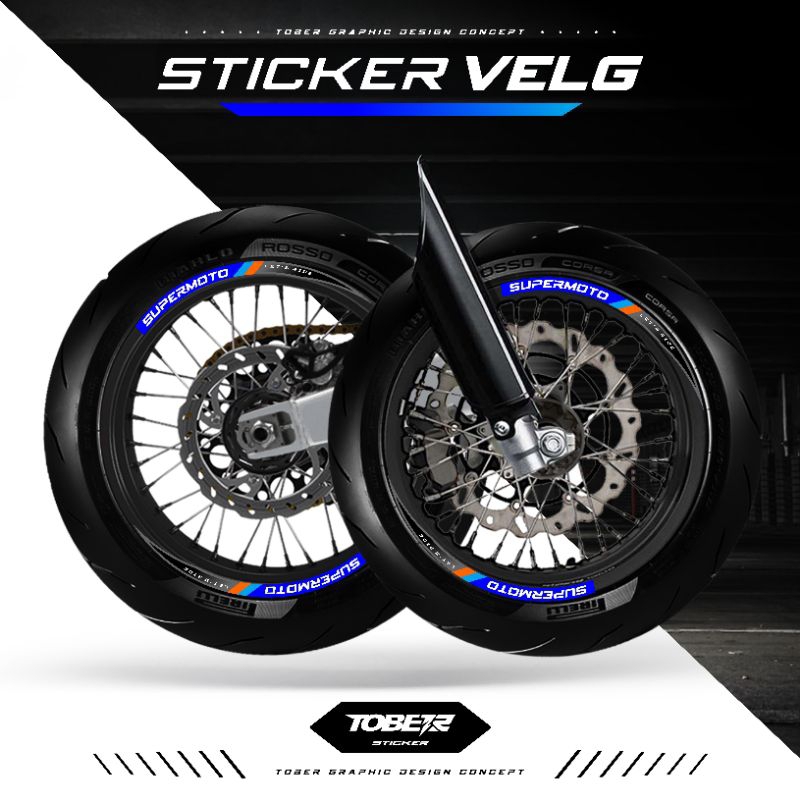 sticker velg biru