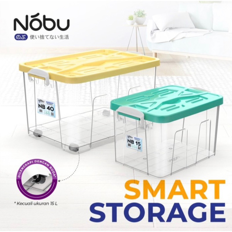 NOBU Container Box Clear / Container Box Transparan