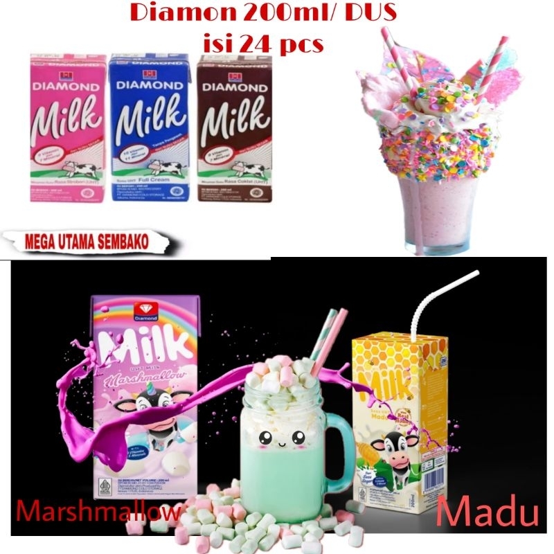 

Susu Uht Diamond 200 ml 1 dus Isi 24 pcs Varian