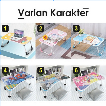 Meja Belajar Anak Meja Lipat Meja Laptop Gambar Karakter