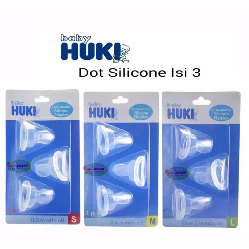 Huki silicone Nipple isi 3
