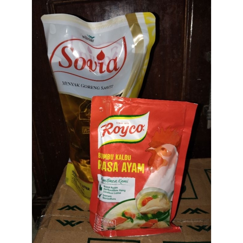 

Paket Bundling Minyak Sania 1Liter + Royco 220gram