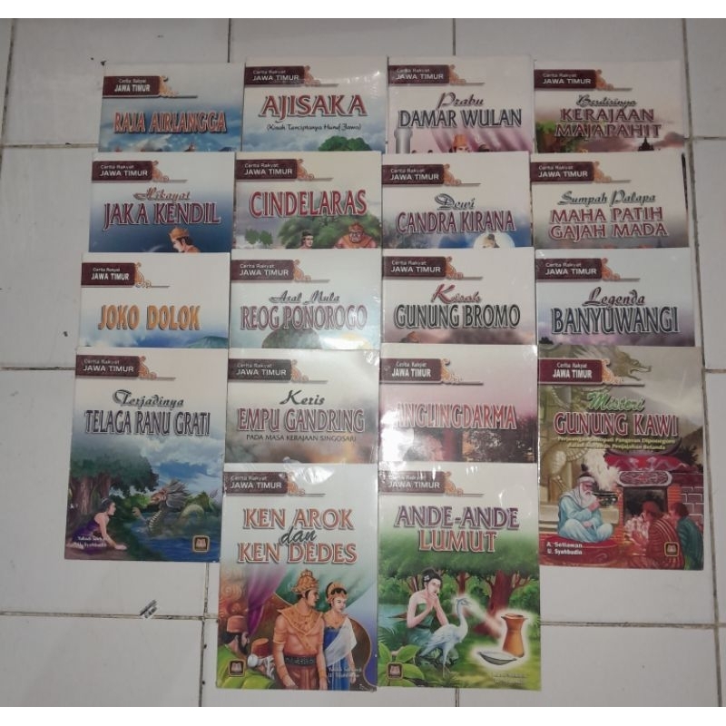 BUKU SERI CERITA RAKYAT JAWA TIMUR