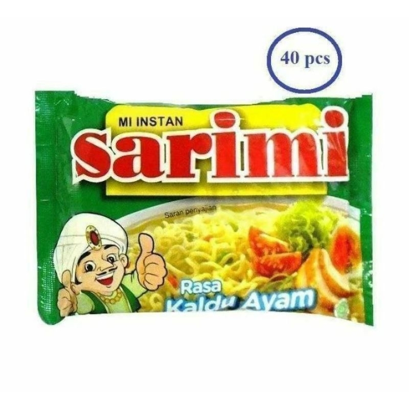 

Sarimi kaldu ayam 1 dus isi 40 bungkus