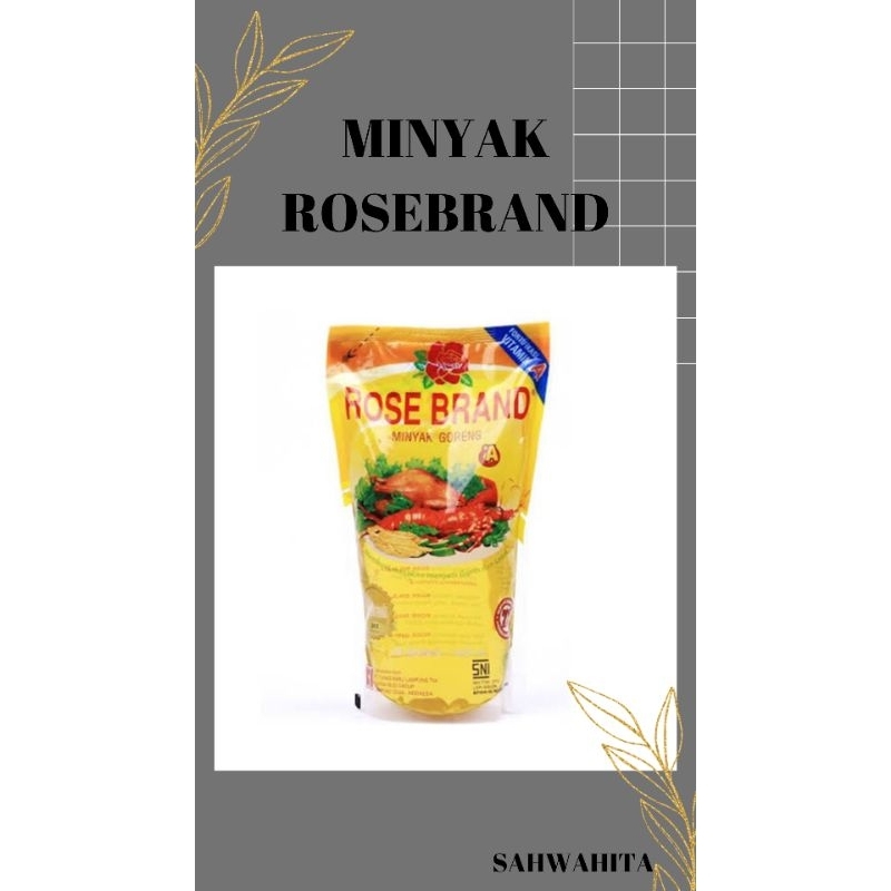 

DISKON 50% DI LIVE!!, minyak rosebrand 1L