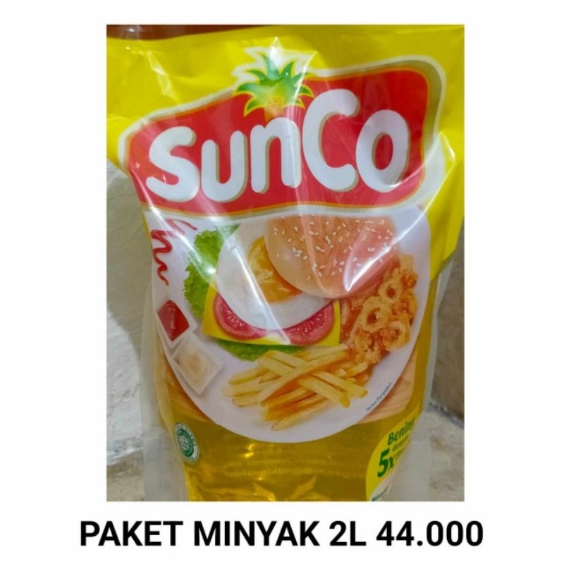 

minyak sembako minyak sunco murah kemasan 2liter