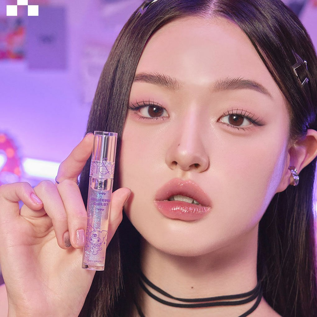 [READY] ROMAND ROM&ND x SANRIO GLASTING WATER GLOSS 00 METEOR TRACK