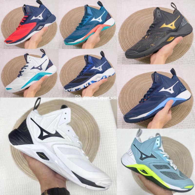 SEPATU MIZUNO WAVE MOMENTUM 2 MID SUPER PREMIUM SEPATU VOLI SPORT OLAHRAGA VOLLY PRIA WANITA COD BAY