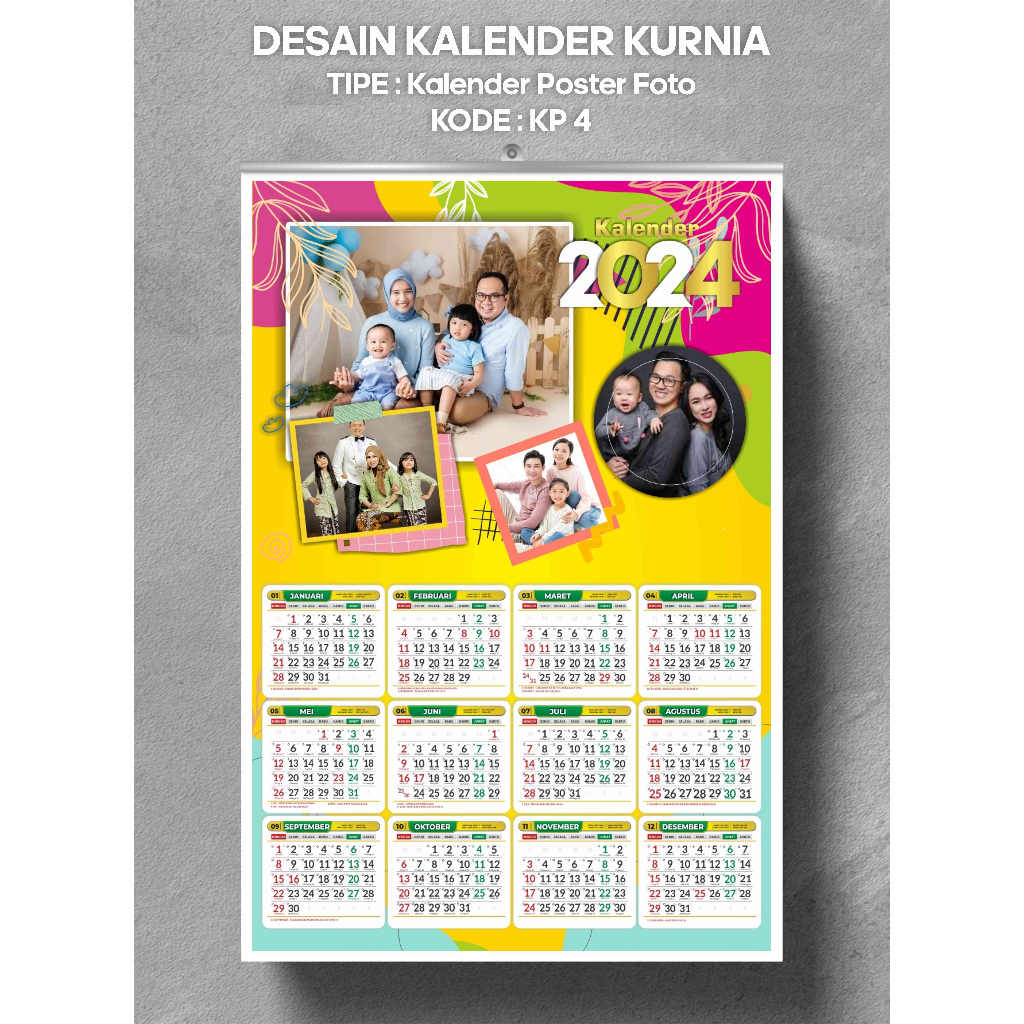 

Kalender dinding 2025 custom