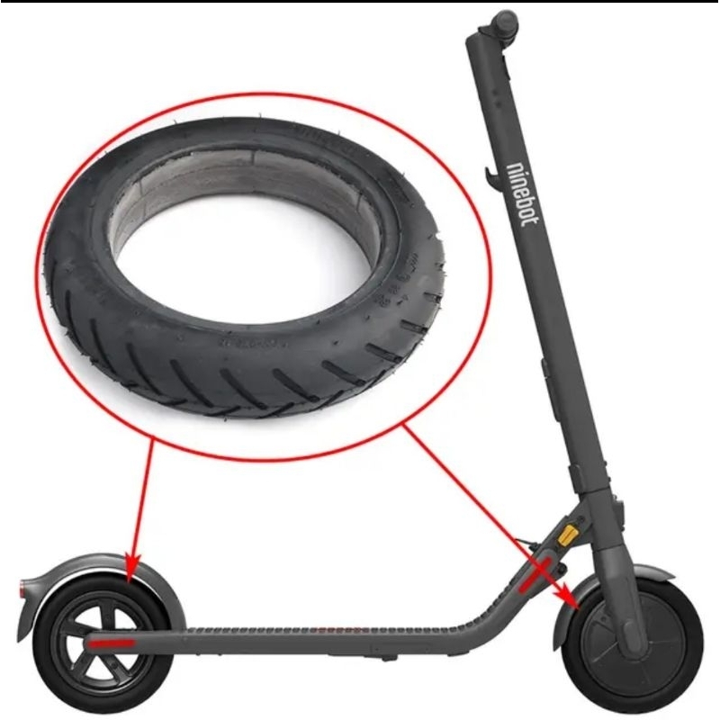 Ban luar 9x2 inch Skuter Listrik Ninebot E22/E25/E45