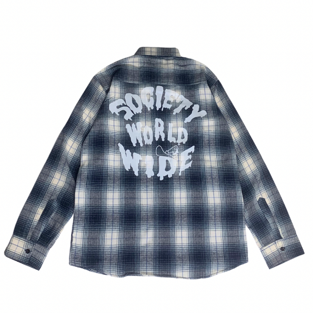 new deals kubik society flanel veterano - veterano blue worldwide