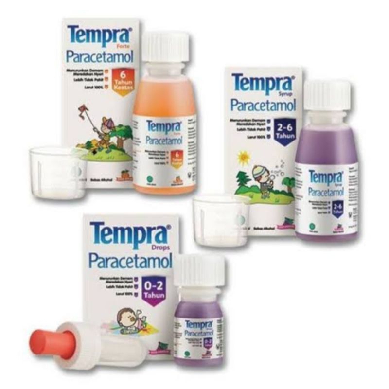 Tempra / Tempra Forte  Paracetamol 60 ml / Tempra Paracetamol Syrup Obat Penurun Panas Anak Anggur 3