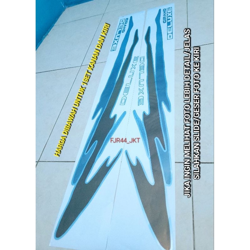 stiker panther grand deluxe / stiker panther deluxe / Stiker Sticker List Body Isuzu Panther Grand D